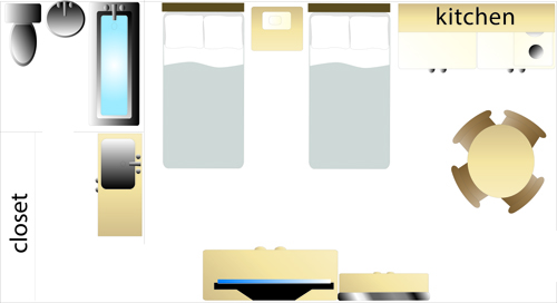 deluxe room layout